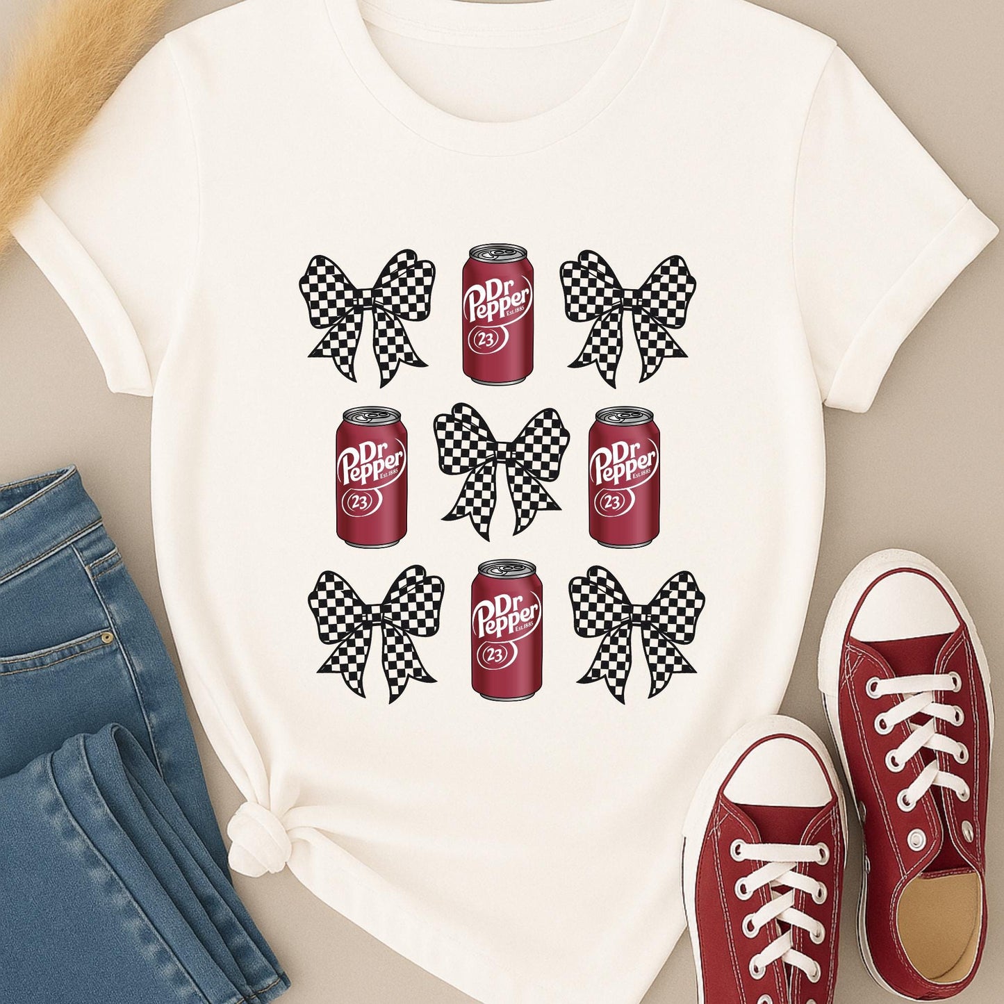 Dr Pepper & Bow PNG: Soda Lover Design (Digital Download)