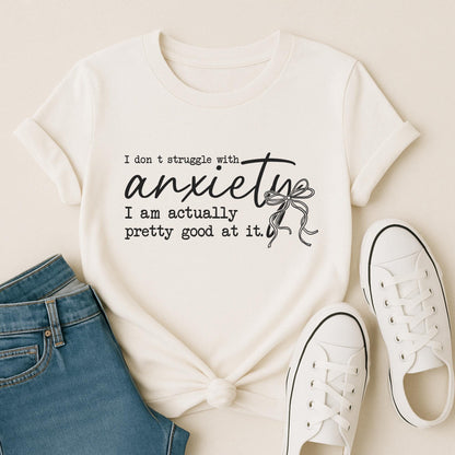Anxiety Quote PNG | Funny Relatable Design | Digital Download for Sublimation