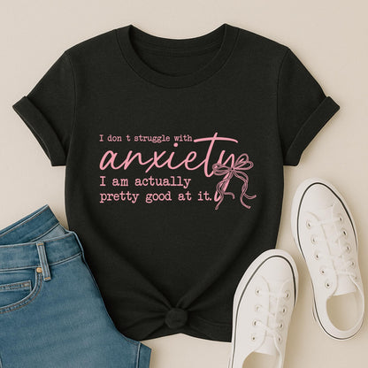 Anxiety Quote PNG | Funny Relatable Design | Digital Download for Sublimation