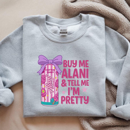 Cotton Candy Alani Energy Drink PNG: Pink Bow Sublimation Design (Digital Download)