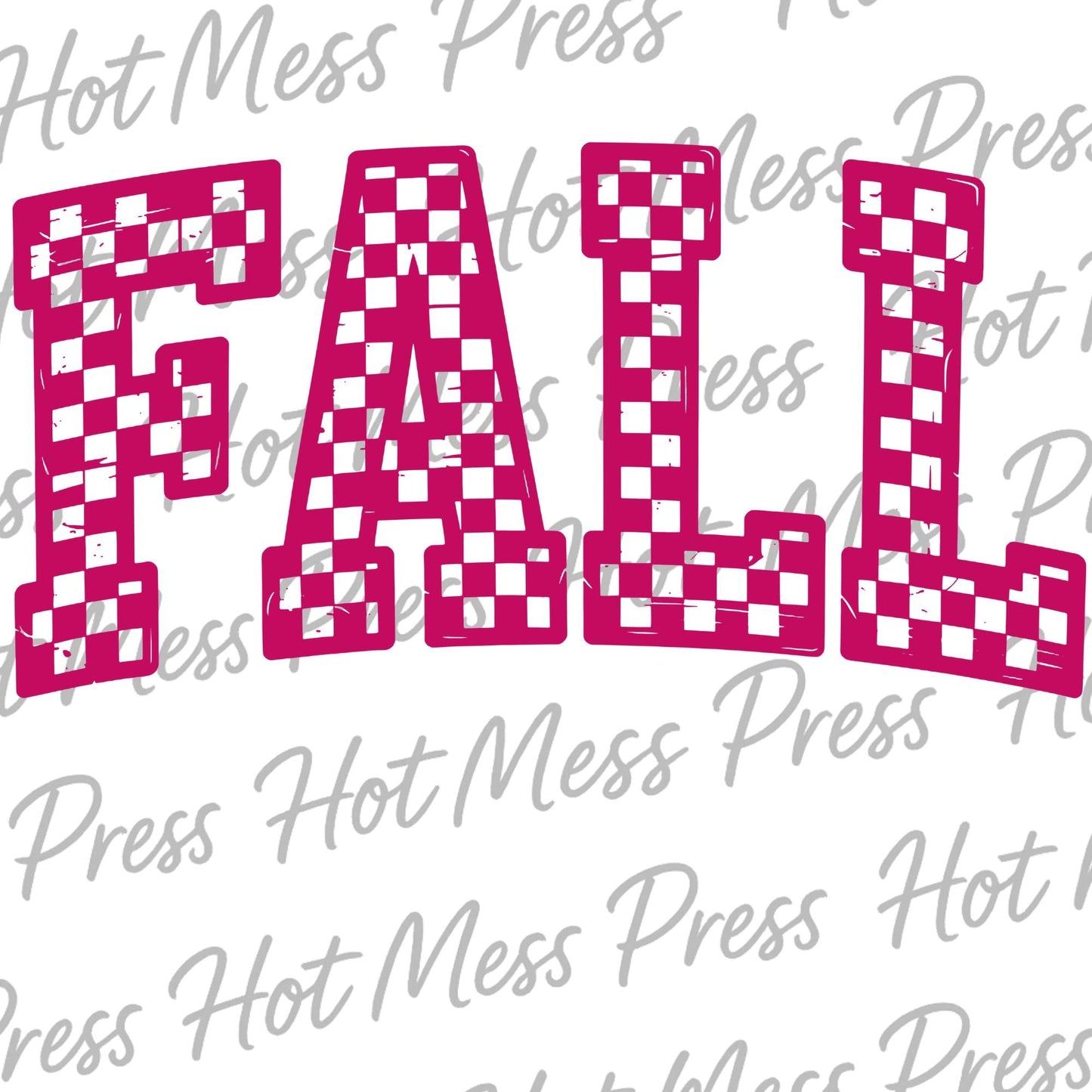 FALL Checkered PNG Bundle | Retro Fall Digital Download |