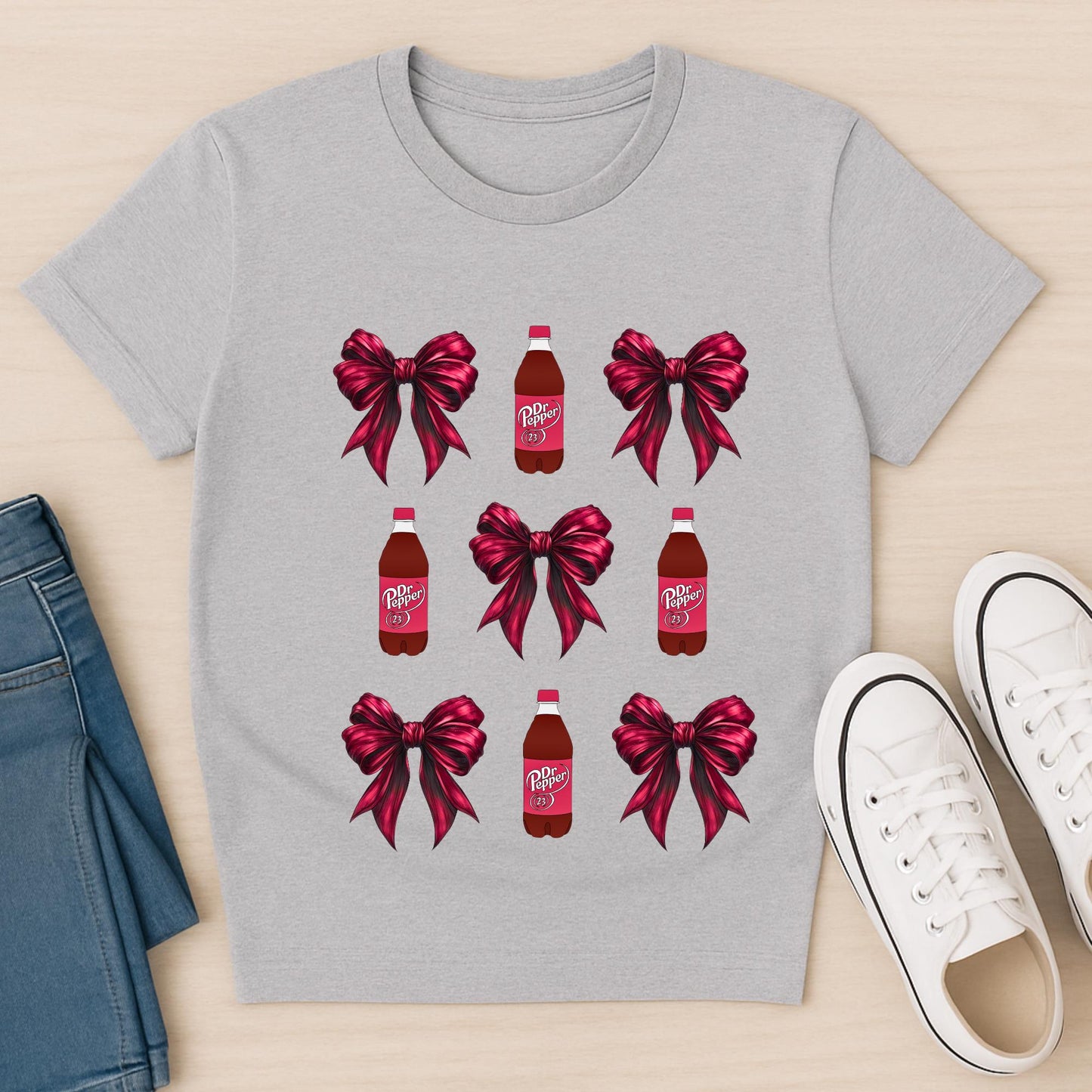 Dr Pepper Bottle Bow PNG | Maroon Coquette Soda Bottle Clipart